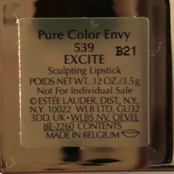 NEW Estée Lauder Pure Color Envy Sculpting Lipstick Excite - Picture 4 of 4